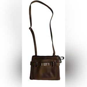 Rossetti Small Brown Handbag. 6”x8”. Crossbody.